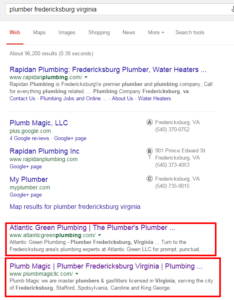 Plumber Fredericksburg Virginia Google Search