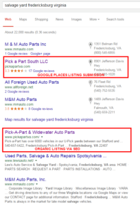 Salvage Yard Fredericksburg Virginia Google Search