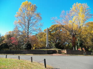 Mary Washington Monument in Historic Fredericksburg, Virginia