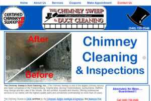 the Chimney Sweep & Duct Cleaning, Inc (flues-n-ducts.com) Home Page
