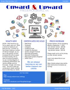 Fall 2023 Sws Newsletter – Page 1