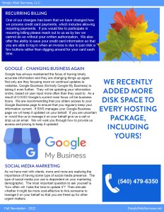 Fall 2023 Sws Newsletter – Page 2