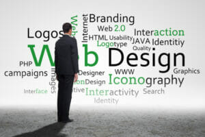 Professional Web Design Word Cloud