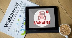 Spam Alert Tablet