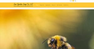 Sun Gaden Soap Co, Llc Website Screengrab