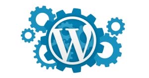 What is WordPress - Gears Showing the WordPress Logo