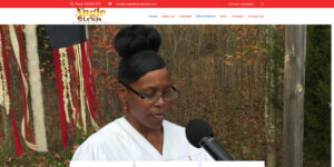 the Angie Lewis Ministries Website Screengrab