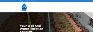 All Water Filtration & Well Service Website Header