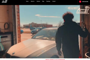 America 1st Automotive Website Screengrab