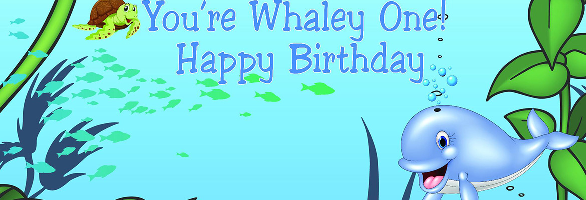 Children's 1st Birthday Banner