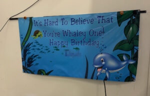 Actual Vinyl Children's 1st Birthday Banner