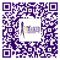 Brand Logo for Unmasked on a White Square Centered Against a Purple Gradient Background. Brand Logo for Unmasked on a White Square Centered Against a Purple Gradient Background.