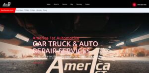 America 1st Automotive Website Screengrab