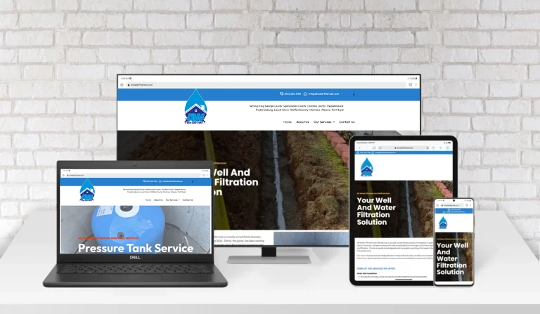 All Water Filtration and Well Services Responsive Website All Water Filtration and Well Services Responsive Website