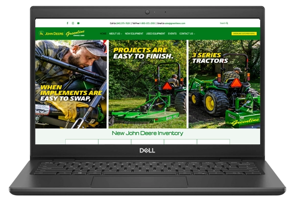 Greenline Service CorporationWordPress & John Deere Integration