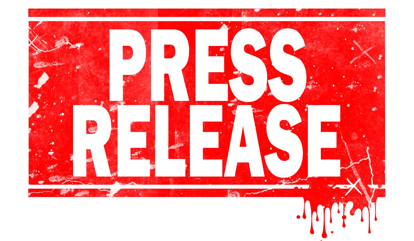 Press Release in Wet Red Ink