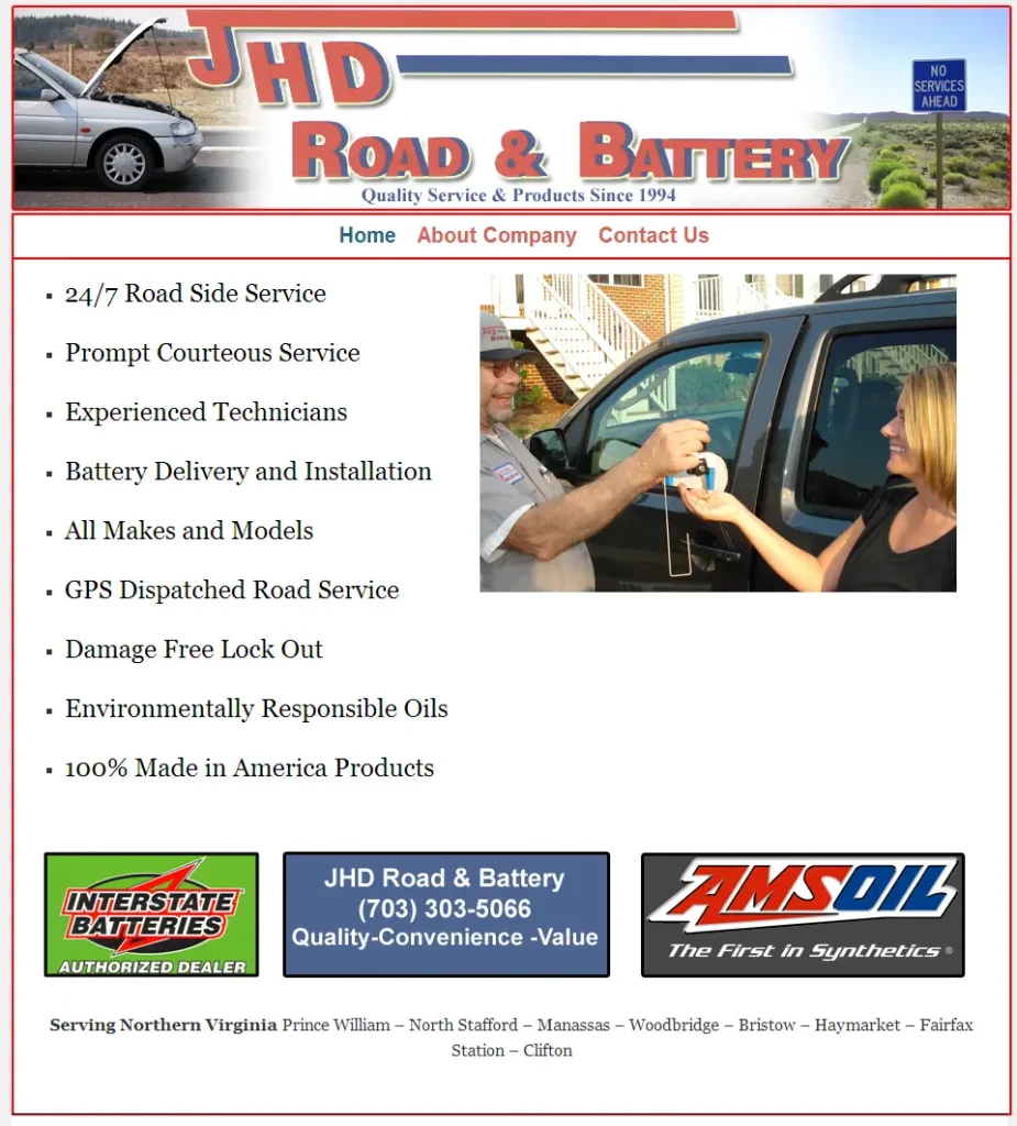 a Screenshot of Jhd Road and Battery from 2012
