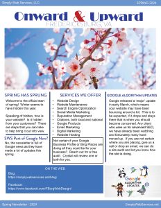 Spring 2024 Sws Newsletter – Page 1 Spring 2024 Sws Newsletter – Page 1