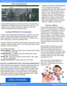 Summer 2023 Sws Newsletter – Page 2