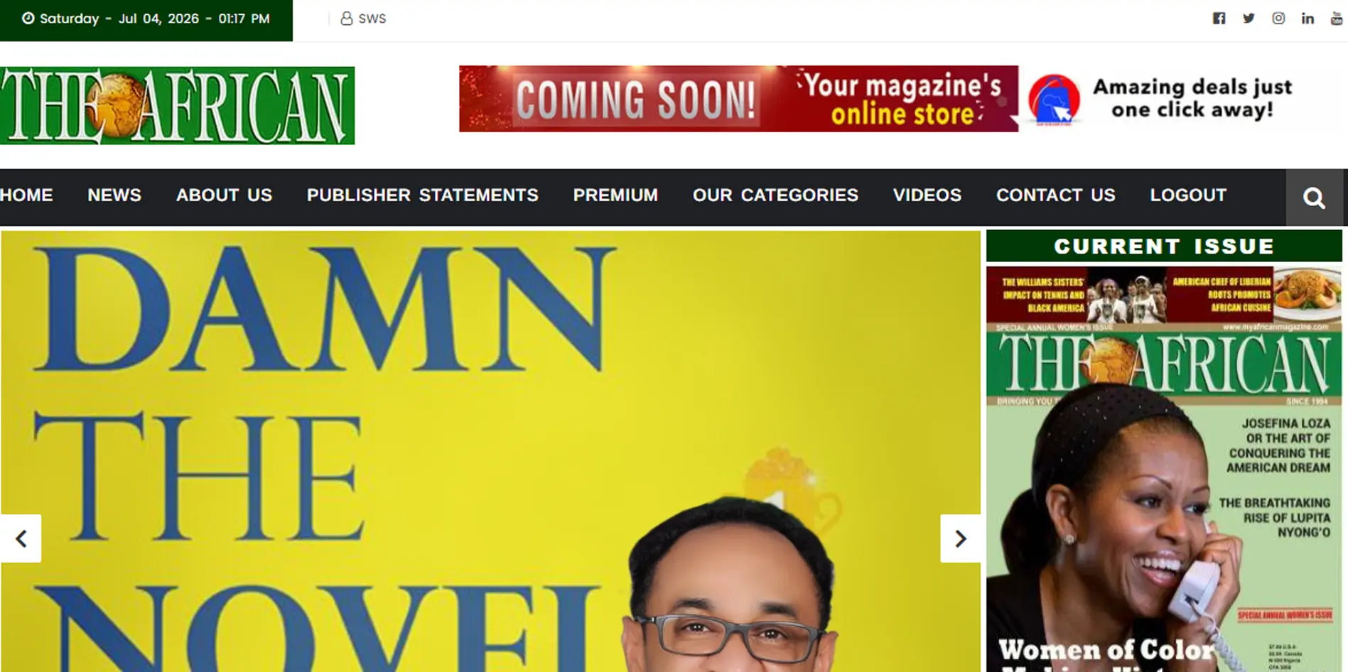 the African Magazine - Portfolio - Header Mask the African Magazine - Portfolio - Header Mask