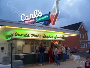 Carl's Frozen Custard on Princess Anne Street in Fredericksburg