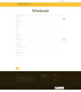 a Screengrab of the Sun Garden Soaps Wholesale Page from 2022 - Designed by Simply Web Services of Fredericksburg, Va a Screengrab of the Sun Garden Soaps Wholesale Page from 2022 - Designed by Simply Web Services of Fredericksburg, Va