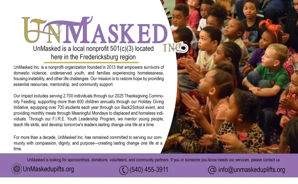 UnMasked Print Ad for the VABCC